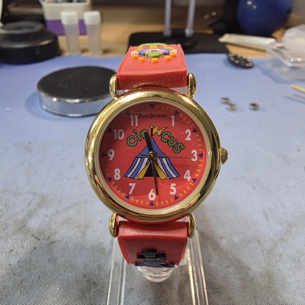 Jelly Beanies Circus Theme Watch Vintage